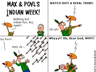 This one has some of my favourite Max & Povl poses. Povl looks so jolly in frame 1. And 2 and 4 are just instant classics! This was one of the first strips where I was happy with Povl's look.