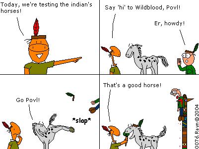 This is my girlfriend's favourite strip. She loves that little horse =D