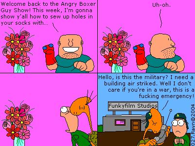I had no idea how to end this strip after frame 3. I felt no matter what ending I put in, their reaction to the pink studio wouldn't be extreme enough!