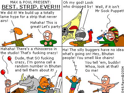 I had SO much fun with this strip! Probably the funniest M&P strip I did =P