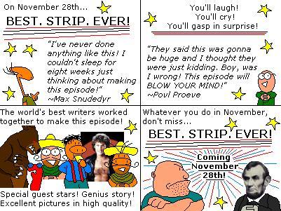 So easy to make a strip consisting completely of stock drawings.