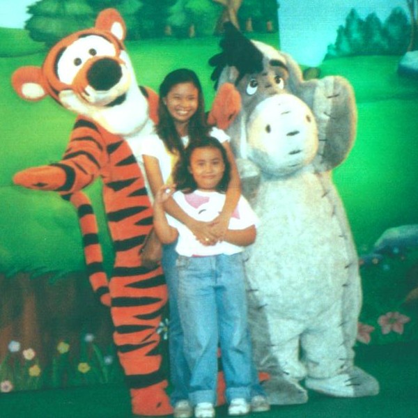 Meg and me, Tigger and Eeyore