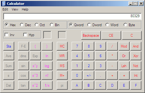 Converting a Byte From Hexadecimal to Decimal