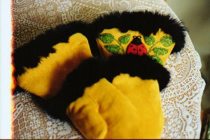 Ladybug&nbsp; mitts