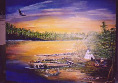Acrylic on stretched canvas 24"x30"