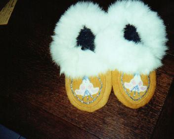 Pink Flower moccasin