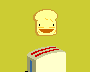 I'm a bouncing bread!~ hahaa....