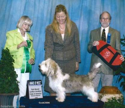 Ozzy wins Award of Merit at National and Regional 2006