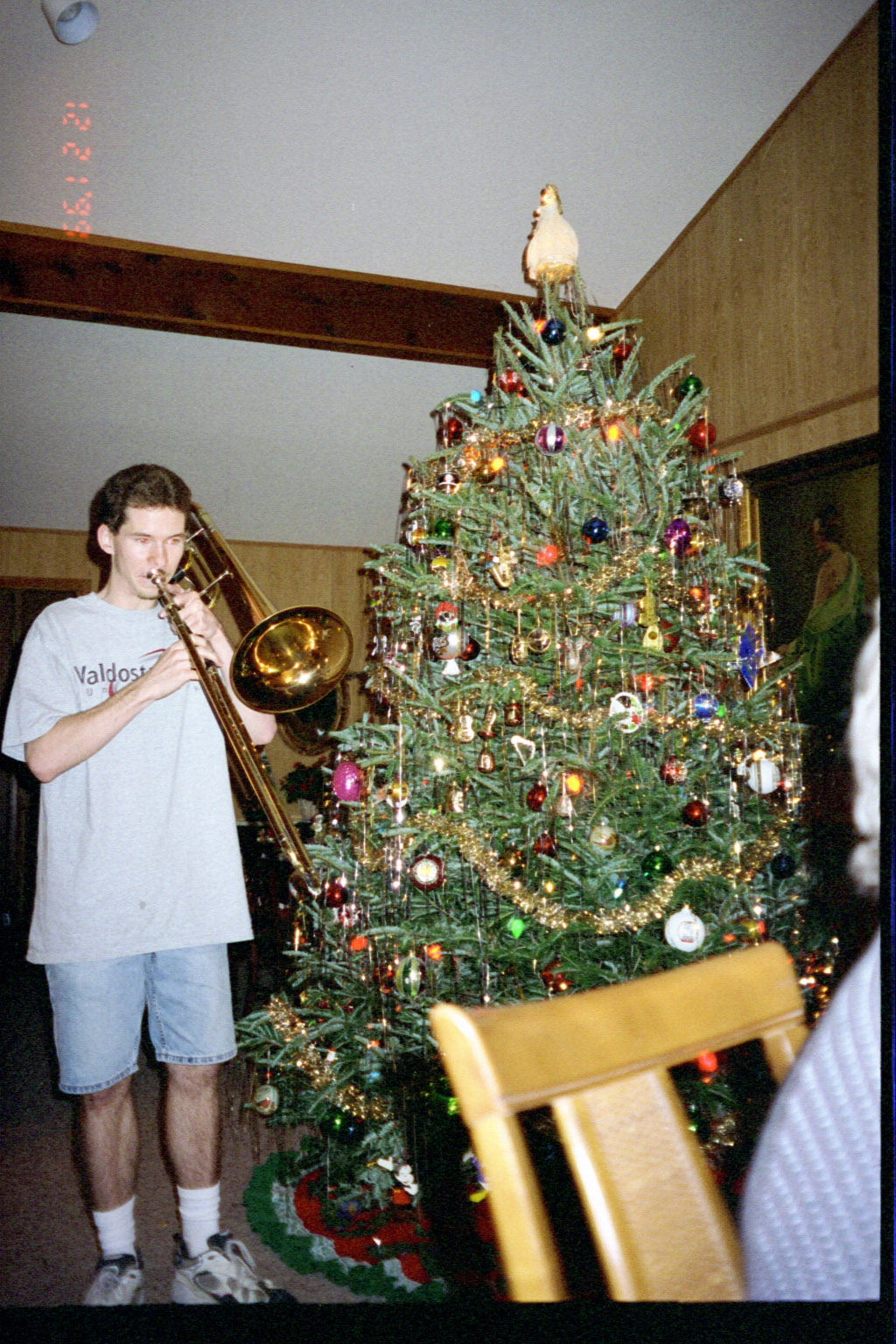 My nephew, Allison's baby son, the musician: Aaron