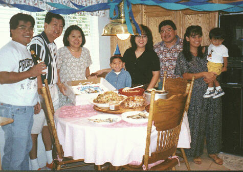 Charles' birthday celebration at Pinoy Jim's house