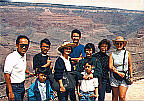 Lee's family at the Grand Canyon