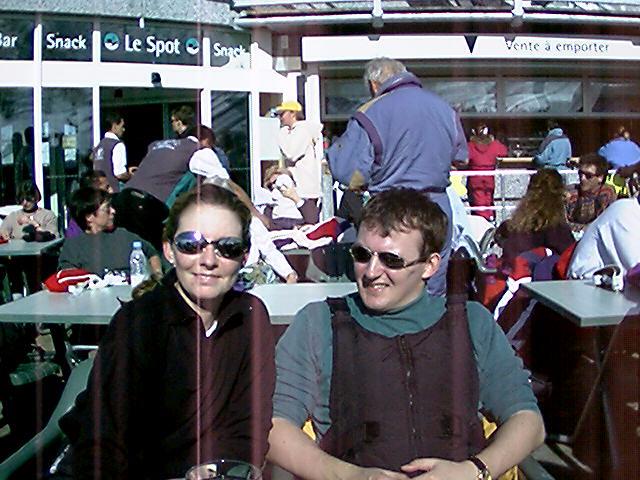 Andy and Sinead in the nice sun on Saturday