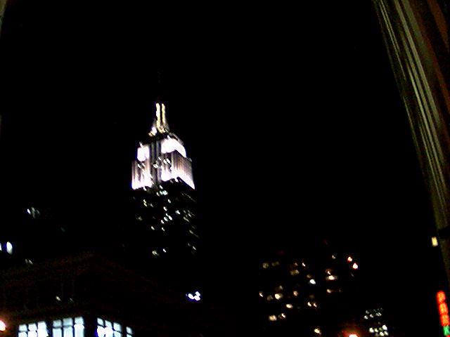 Empire State Building at night