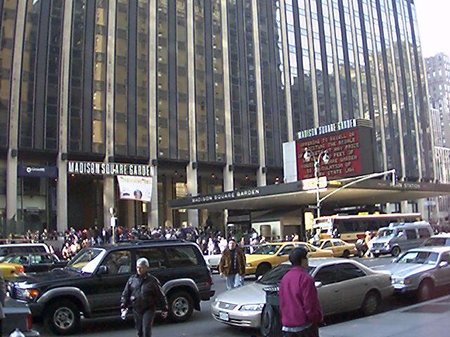 Maddison Square Garden after the game