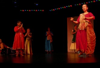 Kathak dancers.