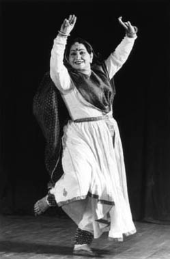 Urmila Nagar, renowned Kathak dancer and teacher from New Delhi, India.  Photo: Ashwani Chopra.