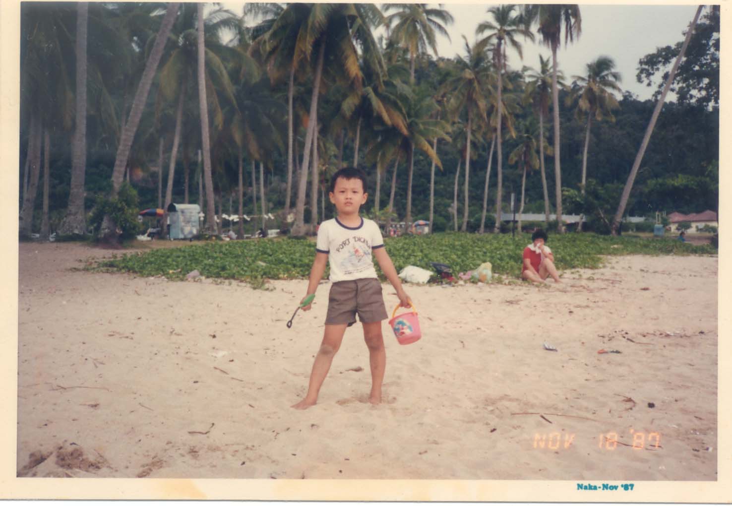 The picture is taken in Teluk Batik (one of the beaches in Sitiawan)