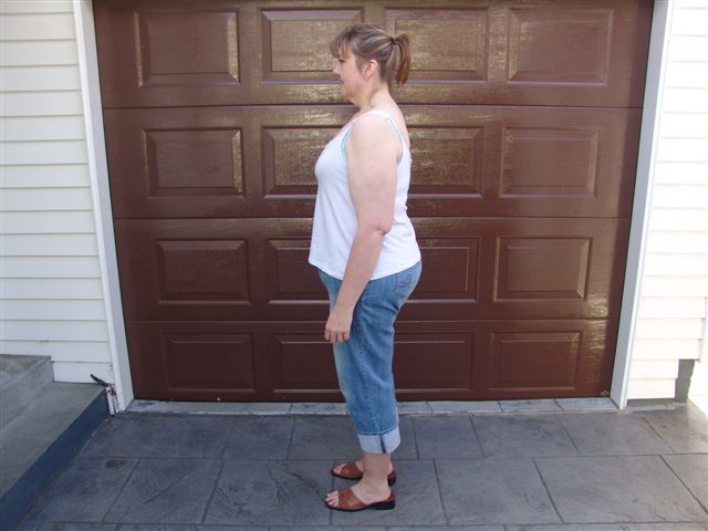 6wks later - 6.2kg - my backside looks different!