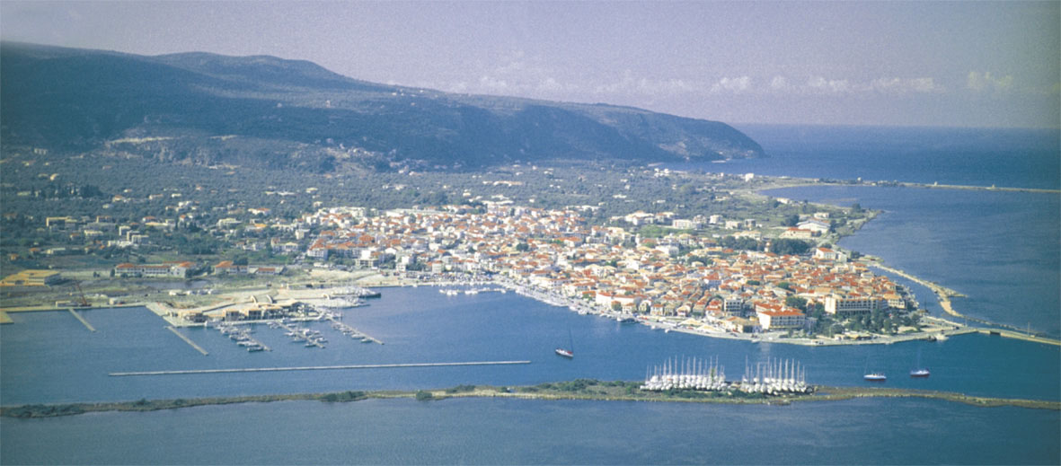 view of the city of Lefkas