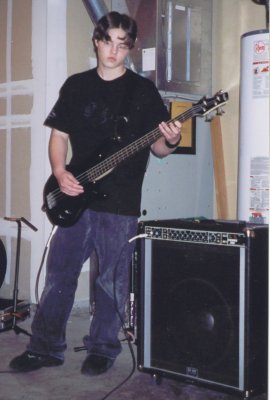 Chris and his amp.