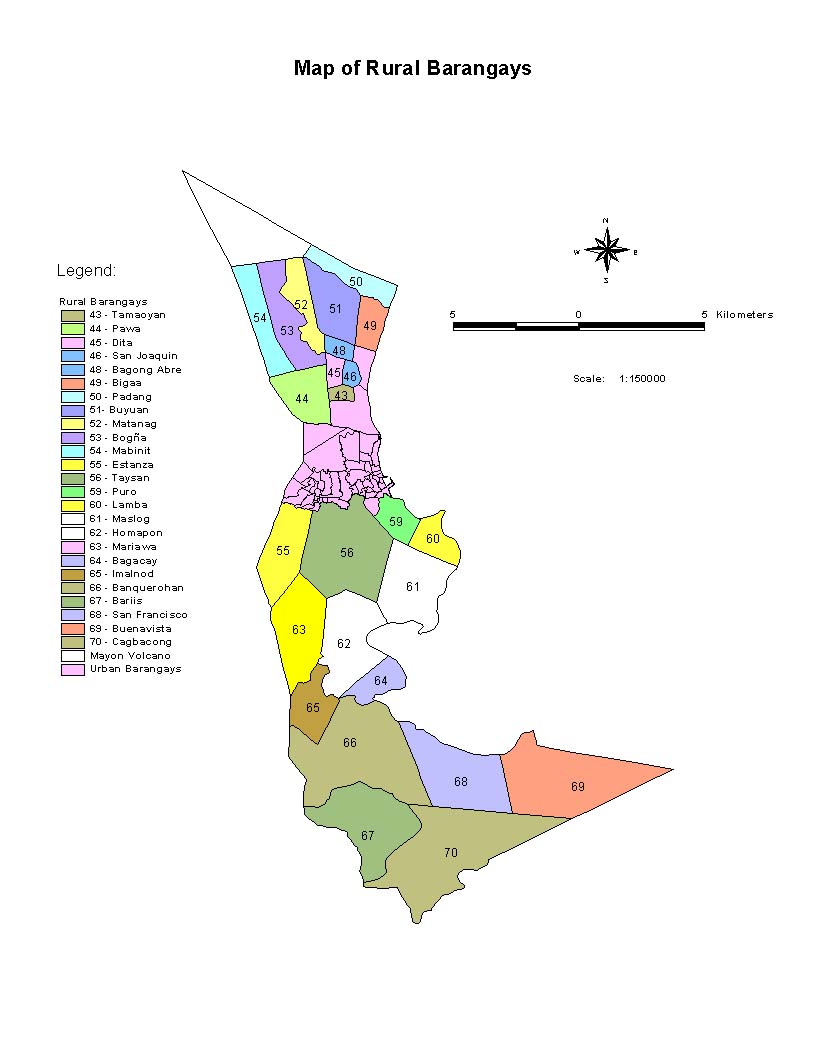 Taysan Legazpi City Map Available Maps