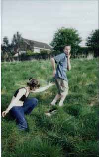 Ste's 'porn pose' with Sally!