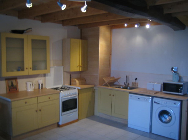 Well equipped and spacious kitchen