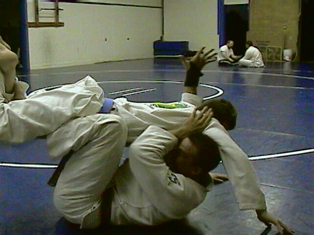 Slide head and arm into position for the choke