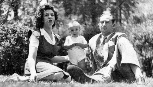 Martha Poucel, Luis Gutierrez (me) & Arnulfo Gutierrez 1946