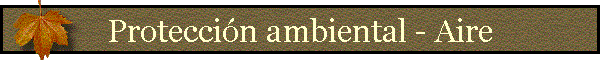 Protecci�n ambiental - Aire