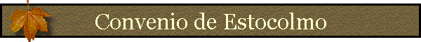 Convenio de Estocolmo