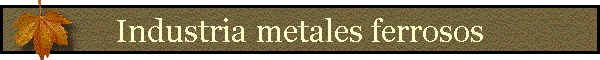 Industria metales ferrosos