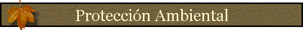 Protecci�n Ambiental