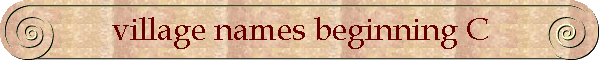 village names beginning C