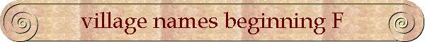 village names beginning F