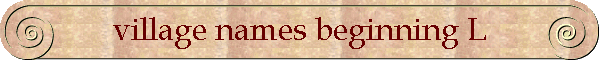 village names beginning L