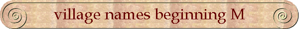 village names beginning M