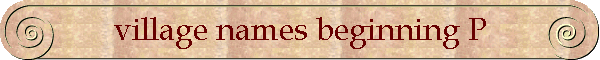 village names beginning P