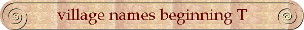 village names beginning T
