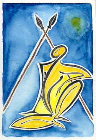 aquarelle, mai 2001