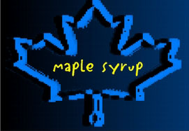 maple syrup....my friends band's site