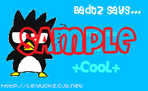badtz says
