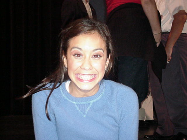 Lili as Anne Frank