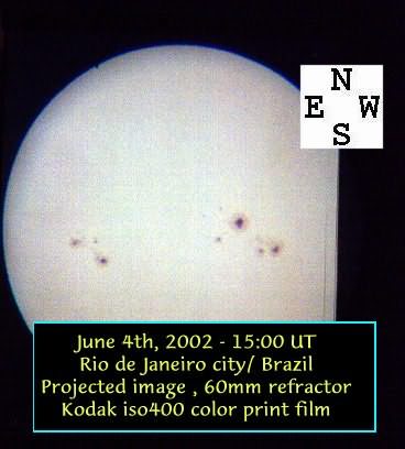 sunspot groups A & B