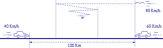 [Bird and 2 Cars]