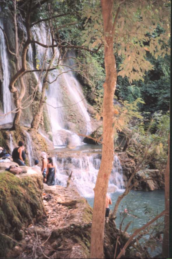 Waterfall in Luang Prabang