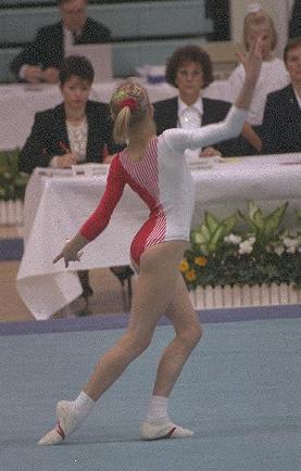 An unknown Polish gymnast.
