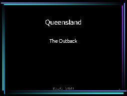 The Queensland outback