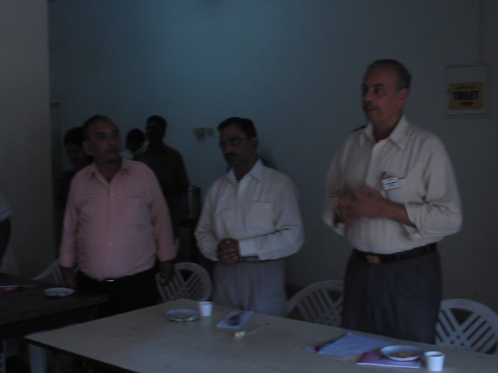 (from left) Ln T V Moorthy, Dean Dr. Ramaprabhu, Ln Govinda KrishnaDas,president Lions club of south Madras
