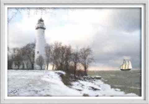 Point Aux Barques Lighthouse (Lake Superior, MI)